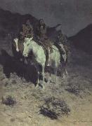 Frederic Remington, Indian Scouts at Evening (mk43)